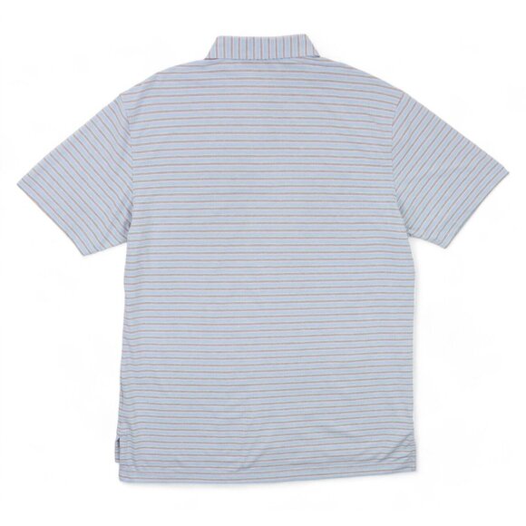 Peter Millar Blue and Pink Striped Polo Shirt - Picture 3 of 8